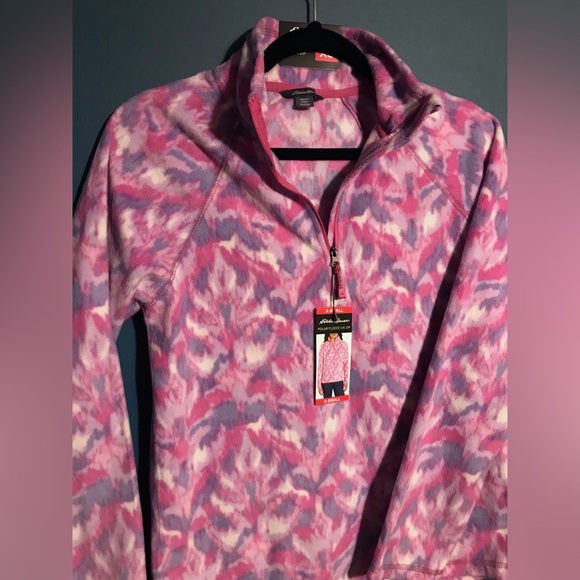 NWT Eddie Bauer- Womens Polar Fleece 1/4 Zip Pullover - Picture 1 of 7